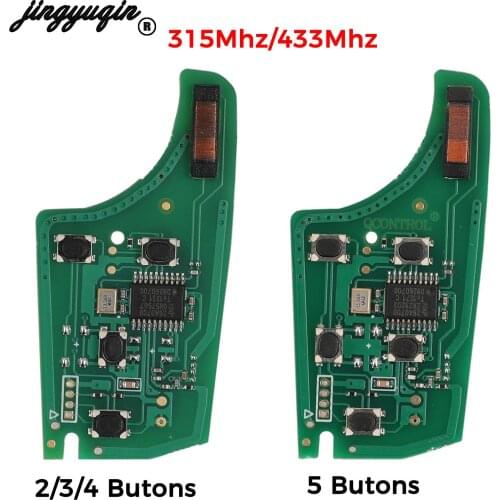 Jingyuqin for Chevrolet Malibu Cruze Aveo Spark Sail Opel/Vauxhall 2/3/4 BTN 315/433MHz Car Remote Key Circuit Board Electronic