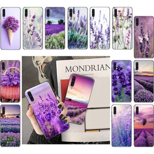 Lavender Purple Flowers Phone Case For Samsung A41 A31 A50 A32 A11 A12 A02 A52 A21 M31 A72 A51 A70 A71 A21S
