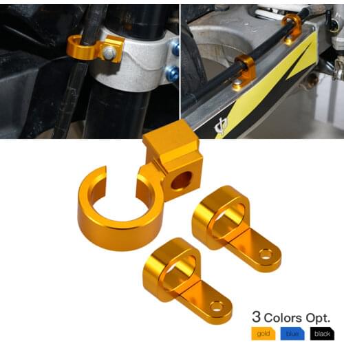 Front Rear Brake Line Cable Clamp Holder For Suzuki DRZ400SM DRZ 400SM 400 SM 2005-2017 2016 2015 2014 2013 RMX450Z 2010 2011