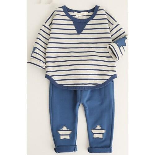 HANQIYAHULI Kids Clothing Sets 2019 Fashion Style Baby Clothing Sets Long Sleeve Applique T-shirt+Pants 2Pc Children Clothing