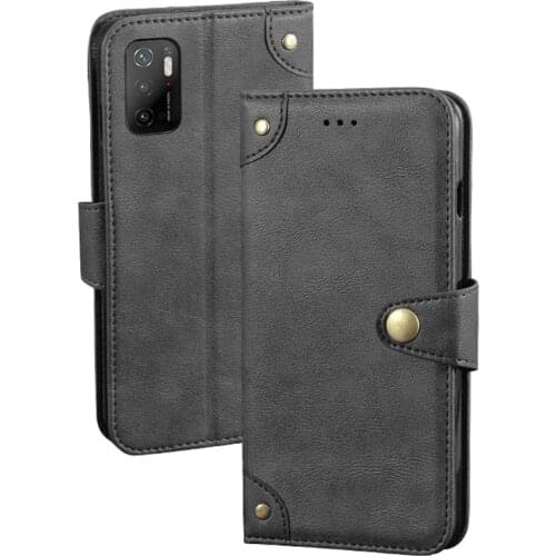 Itgoogo Case For Xiaomi M3 Pro 5G Hight Quality Flip Leather Cover For Redmi Note 10 5G Wallet Phone Case Coque