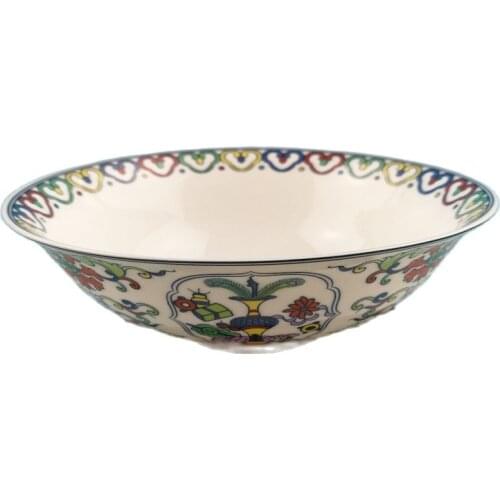 Chinese old porcelain bowl Pastel blue and white porcelain bowl