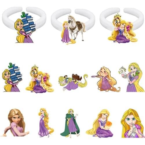 Disney Beautiful Gisele Princess Modeling Ring Epoxy Acrylic Cartoon Animated Character Ring Ladies Ring For Friends