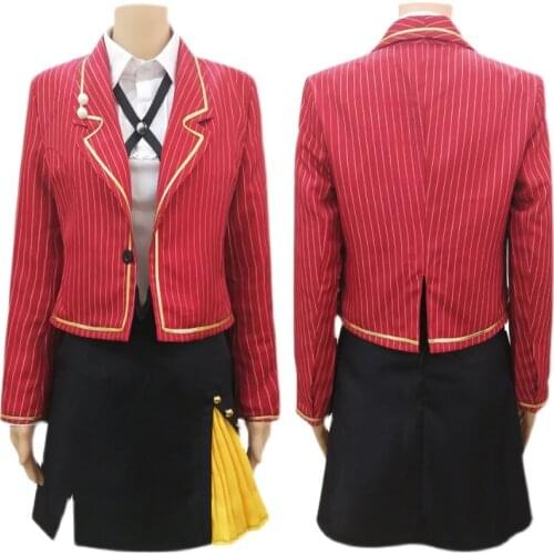 Game Tears of Themis Raven Cosplay Costumes Coat Shirt Skirt School Uniform Full Sets Women Clothing Halloween Carnival Party