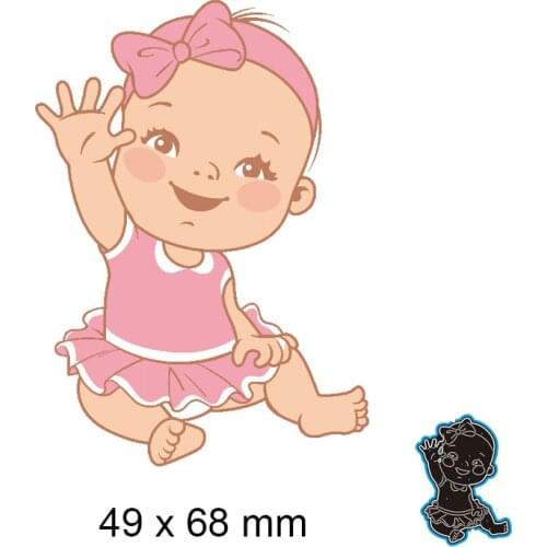 Metal Cutting Dies Baby New Scrapbook Paper Decoration Template Embossing DIY Paper Card Craft