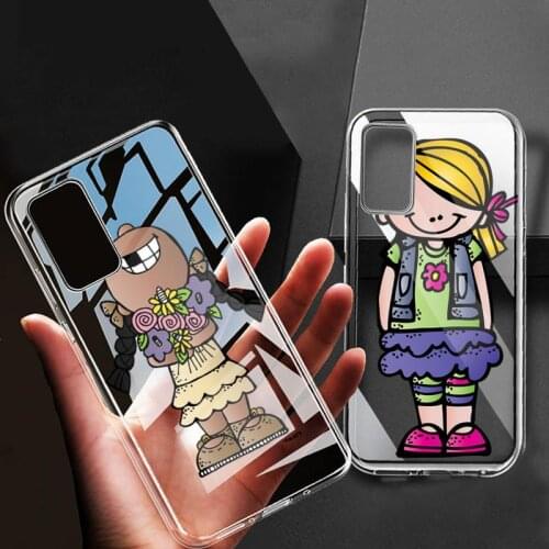Lovely ghost student melonheadz kids Phone Case for Samsung Galaxy S20 Plus Ultra S10E A51 71 A21s S8 S9 S10 Plus S10 S20lite