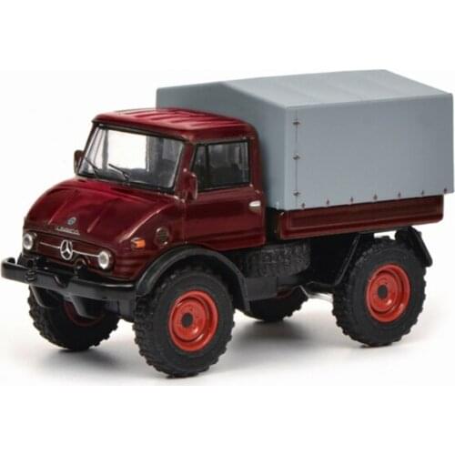 Diecast 1:64 Unimog U406 Kit Car Model Metal Die-Cast Toy Alloy Vehicle for Collectible Gift Souvenir Display Collection gift