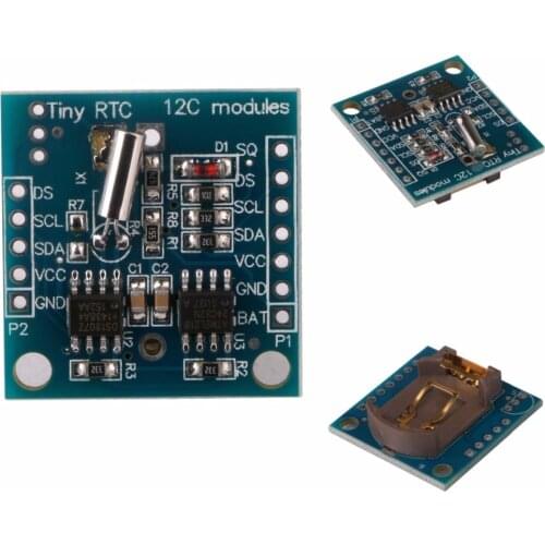 IIC/I2C RTC DS1307 AT24C32 Real Time Clock Module for Arduino 51 AVR ARM PIC 2.9*2.6cm
