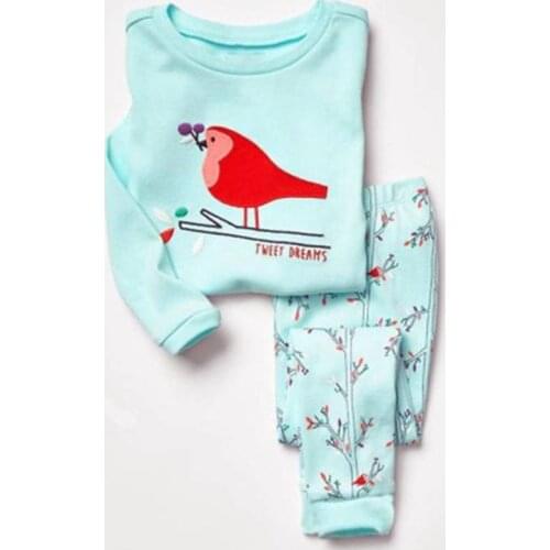 Newest Kids Pajamas Set Boys Clothes Sweet Dreams Cartoon Girls Pyjamas Long Sleeve Tops+Pants 2pcs Child Sleepwear