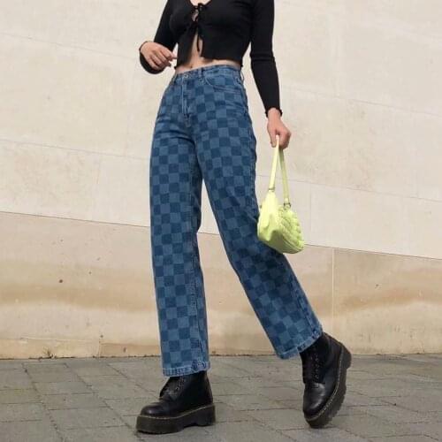 Женские брюки в клетку Orsherlly China At AliExpress