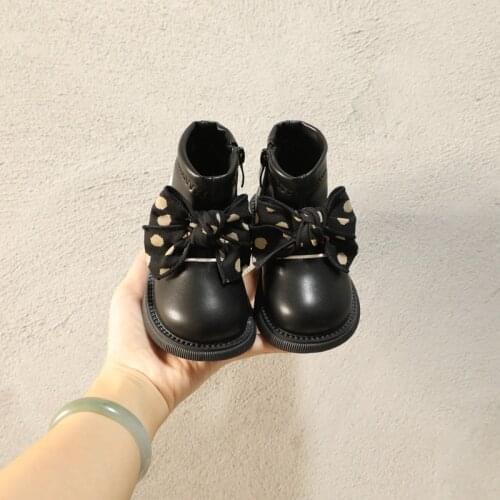 2020 Autumn Winter Girls Casual Ankle Boots Princess Fashion Boots Toddler Girls Martin Boots Baby Shoes