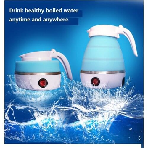 Factory Direct Food Grade Silicone Folding Electric Kettle Travel Kettle Household Electric Kettle Healthy Portable Kettle