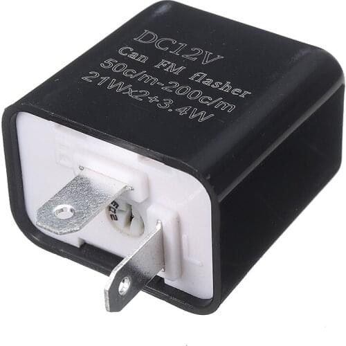 New Arrival 1pc 12V 2 Pin Electronic LED Flasher Blinker Relay Motorcycle Turn Signal Indicator Relay