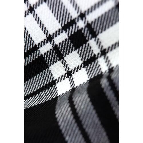 100cmx150cm Ecossaise Plaid Fabric High Quality Tartan Scottish Polyester Viscose Cotton Yarn Twill Pleated Skirt Uniform 140-3