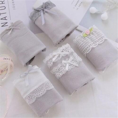 4Pcs Girlss Cotton Blend Panties Briefs Lingerie Shorts For Women Ladies Girls 029-4