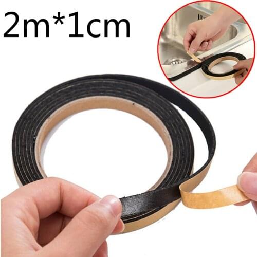 2 M Waterproof Seal Kitchen Black Self-Adhesive Door Window Sealing S p Gas Stove Slit S p Antifouling Dustproof
