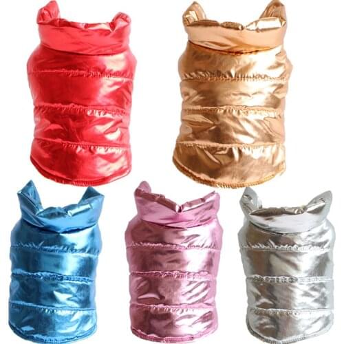 Winter Pet Coat Warm Dog Jacket Vest Pet Dog Clothes Puppy Cat Costume Vest Apparel Chihuahua Jacket for Small Middle Dogs