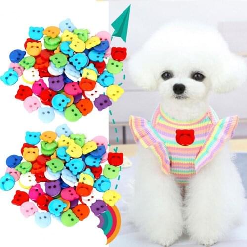 50Pcs/Bag Buttons Cute Colorful DIY Plactic Exquisite Cartoon Shape Sewing Buttons for Kids Clothes Sewing Accessories Supplies