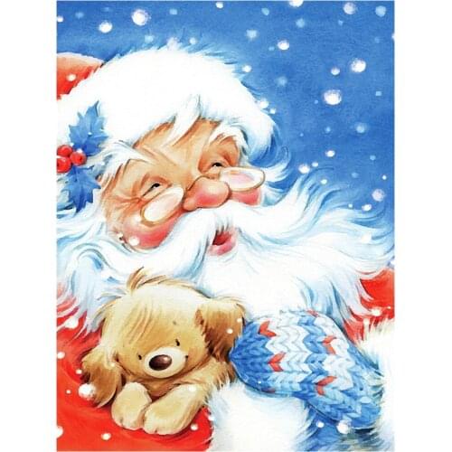 5D diamond painting full diamond new Santa mosaic embroidery decoration home decoration