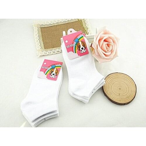 Ankle White Non Slip Girls Sports Kids Socks Cotton School Winter Boy Newborn Kids Socks Toddler Ropa Bebe Baby Stuff BW50TW