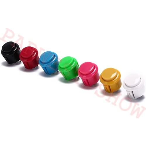 Free shipping 50pcs/lot copy sanwa 24mm button push button switch high quality push button for DIY Arcade game machine parts