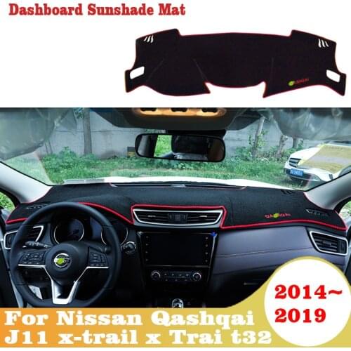 For Nissan Qashqai J11 X-trail X trail T32 2014-2019 Car Dashboard Covers Mat Shade Cushion Carpets salon Interior Accessorie