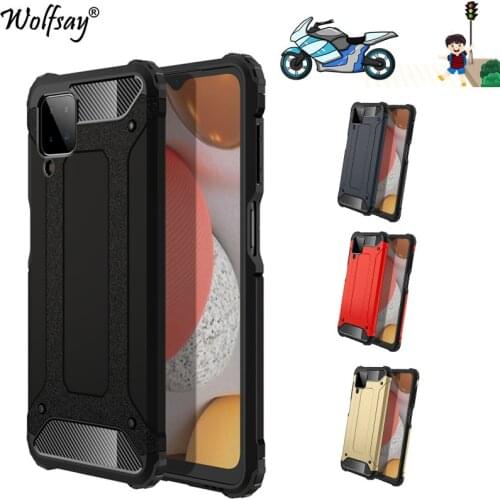 Case For Samsung Galaxy A12 Nacho Case Bumper TPU+PC Hybrid Heavy Armor Cover For Samsung A12 Nacho Case For Samsung A12 Nacho