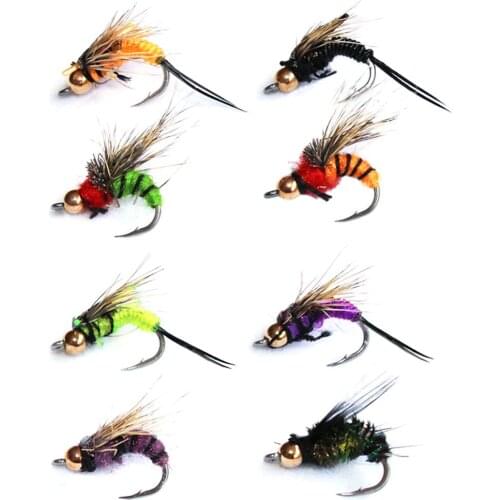 40Pcs Mini Fishing Artificial Lifelike Lure Moth Trout Dry Fly Shaped Crank Bait Insect Flies Hook Tackle