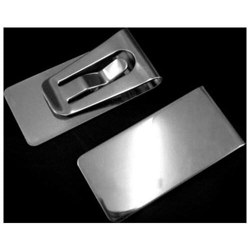 Hot Sale Slim Money Wallet Clip Clamp Card Stainless Steel Credit Business Card Holder Dropship
