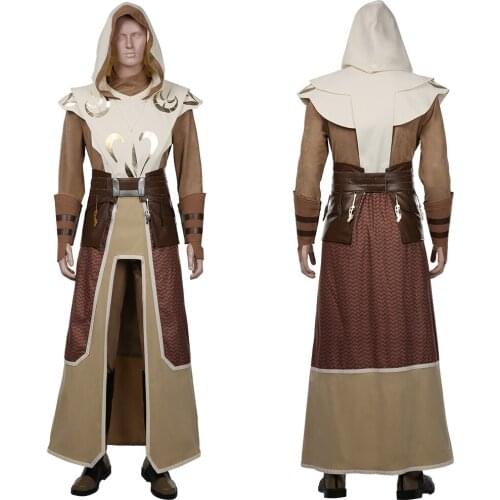 The Clone Wars-Jedi Temple Guard Cosplay Costume Coat Uniform Outfits Halloween Carnival Suit