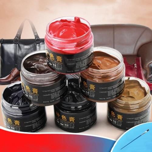 Leather Furniture Sofa Couch Car Seats Purse Shoe Renovation Dye Cream Scratch Repair Tool