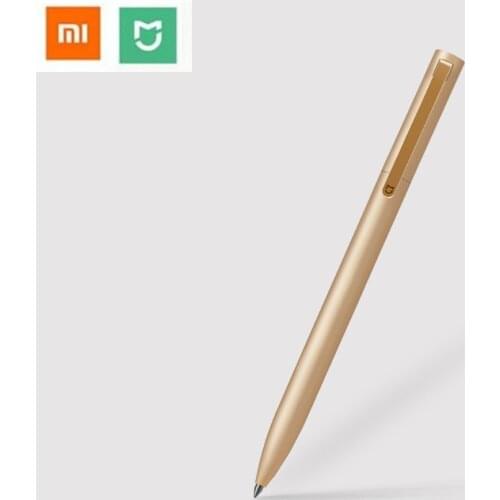 Xiaomi Mijia Metal Sign Pen 9.5mm Signing Pen PREMEC Smooth Switzerland Black Refill Gold/Silver Durable Sign Pen