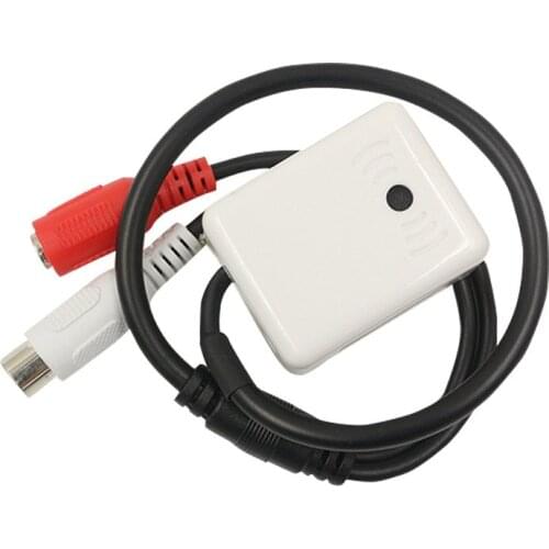 High Quality Mini Audio Monitoring MIC Sound Pickup Microphone Voice Collection for Security DVR CCTV Surveillance Camera System