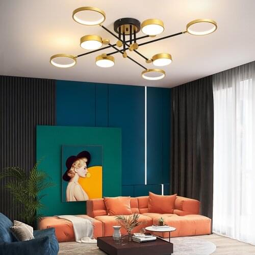 Nordic Hot Modern Led Ceiling lights for Living Room Bedroom Study Room Indoor Surface Mounted Ceiling Lamp fixtures Free Mail