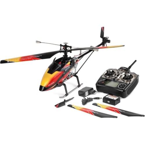 New 2.4GHZ RC Helicopter Single Blade 4CH Brushless Motor Built-in Gyro Big Helicopter Toys LCD Remote Control RC Drone