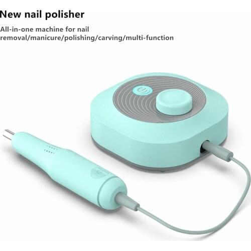 New 25000 RPM Electric Nail Drill Bits Set Mill Cutter Machine for Manicure Polishing 24W Nail Art Equipment with grinding heads