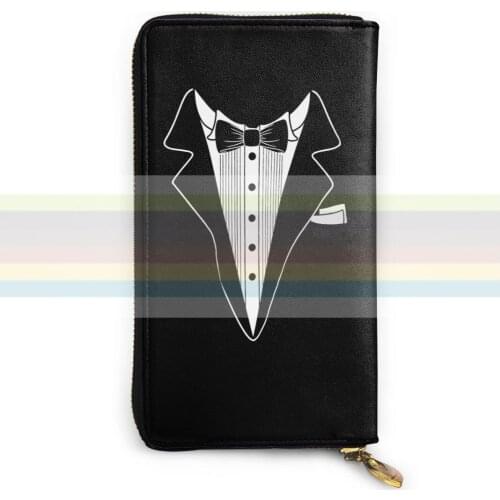 New mens and womens smart leather wallet credit card bank card bag. Long mobile wallet