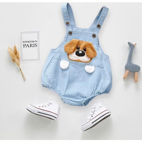 IENENS Boy Overalls Shorts Baby Girls Soft Dungarees 0-3Y Summer Breathable Clothes Short Pants Toddler Infant Denim Shorts