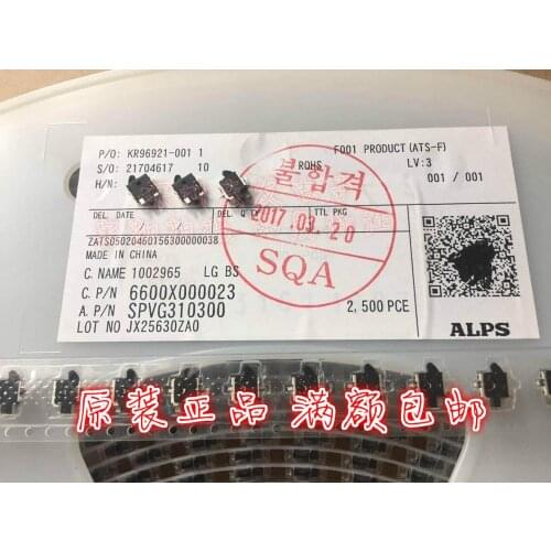 Original new 100% detection switch SPVG310300 SMD 4pin micro limit reset camera switch