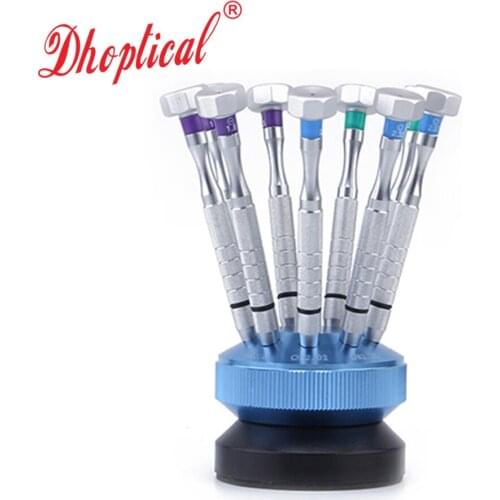 Eyeglasses screwdriver set 9pcs digitial repair tool mini screwdriver glasses watch phone fix tool by dhoptical