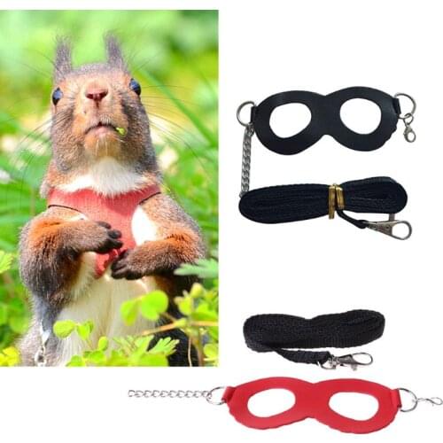Hamster Chinchilla Mouse Rat Squirrel Harness Anti-knot Anti-biting Strap Split Traction Rope Small Pet Training Leash C42