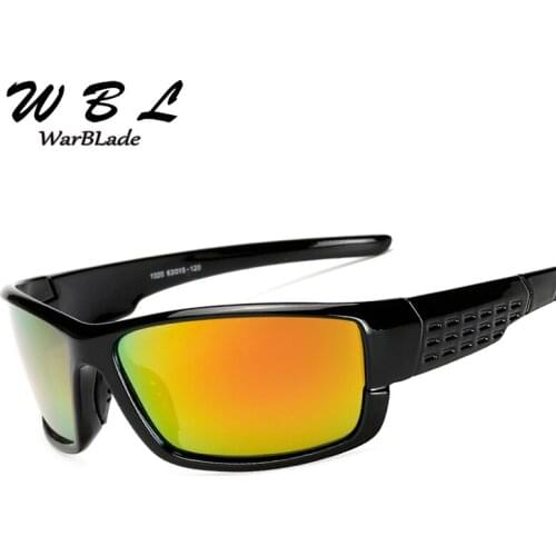 WarBLade Coating Mirrors Polarized Driving Sunglasses Men Top Quality Goggles UV400 2019 Brand Designer Sun Glasses Shades