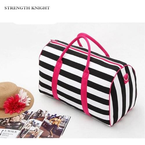 2020 women famous brands canvas handbags cross body bag women messenger bags stripe beach bag travel bags