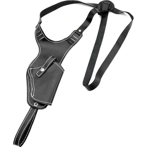Tactical Genuine Leather Underarm Shoulder Holster Universal Gun Holster Portable Concealed Gun Carry Holster Pouch