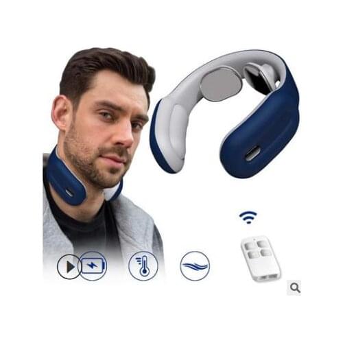 Smart Electric Neck and Shoulder Massager Low Frequency Magnetic Therapy Pulse Pain Relief Tool Health Care Relaxation
