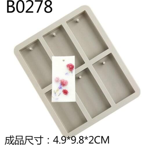 Aromatherapy Wax Silicone Mold for Handmade Rectangle DIY Soap Mould Soap Making Tools