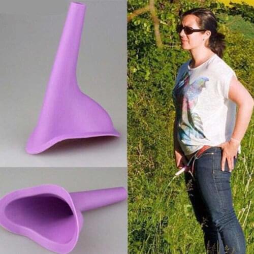 Woman Daily Universal Urination Funnel Device Travel Outdoor Hiking Car Stand Up Toilet for Ladies Women Portable Handle 1050B