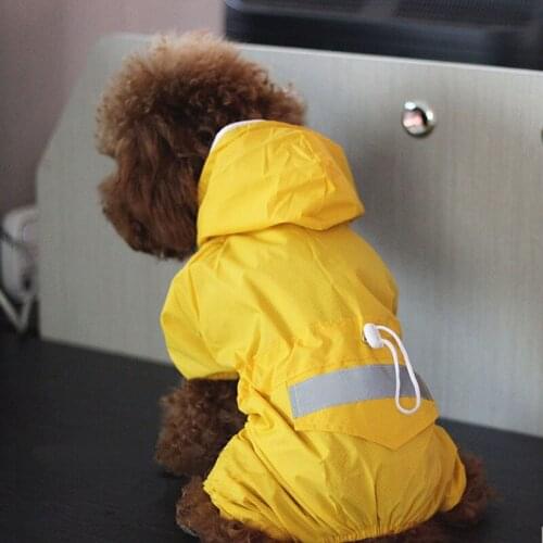 1PCS Dog Custume Casual Dog Puppy Raincoat Pet Outdoor Thin Raincoat Clothing Waterproof For Spring Summer