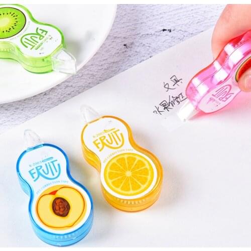 1PC Lovely Correction Tape Kawaii Fruit Correction Tapes School Writing Corrector Tool Students Stationery
