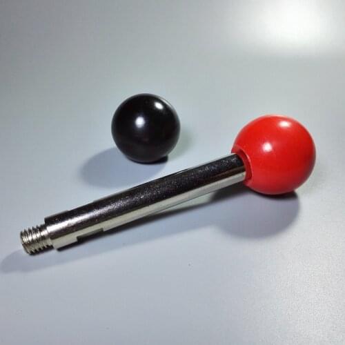 2pcs M12 machine tool bakelite ball grip handwheel screws bolts round handle knob hand screw shake hands bolt 100mm-250mm long